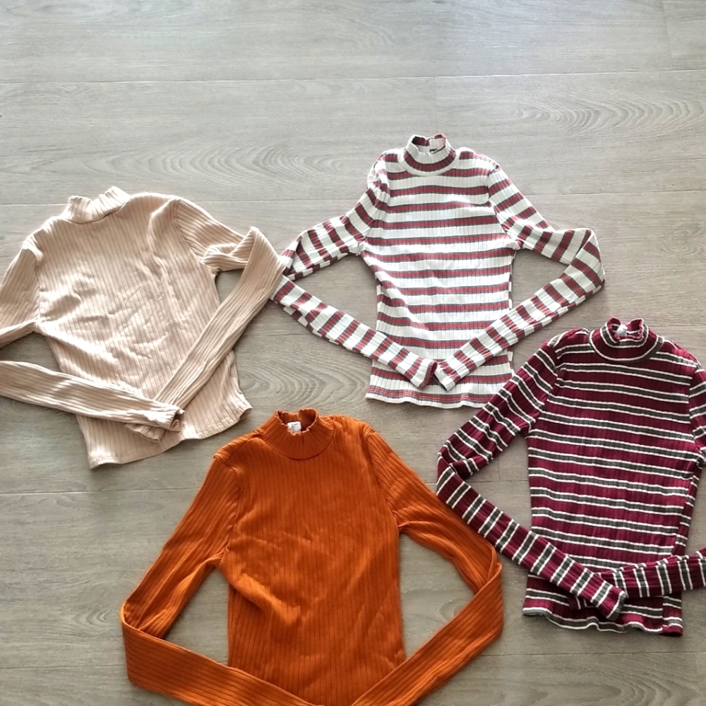 Cropped turtleneck bundle
